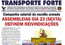 Mobilização por aumento e garantia de direitos é meta da categoria