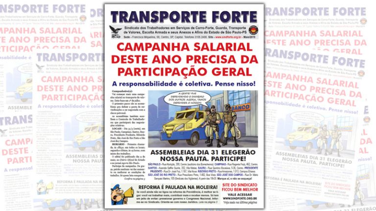 Jornal mobiliza para participar da campanha salarial