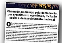Manifesto sindical defende democracia e desenvolvimento