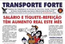 Transporte Forte de janeiro chega aos trabalhadores