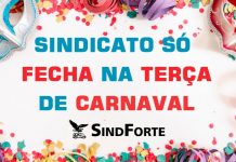 Sindicato só fecha na terça de Carnaval