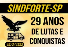 SINDFORTE COMPLETA 29 ANOS!