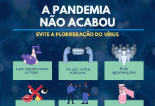 VAMOS REDOBRAR OS CUIDADOS. NO TRABALHO OU EM CASA