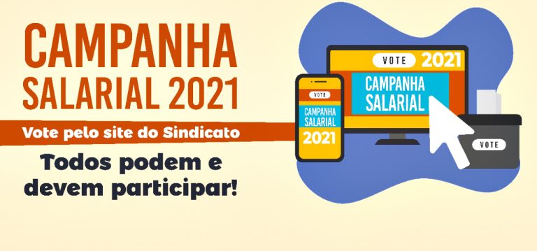 ELEIÇÃO ONLINE DA PAUTA VAI DE 26 DE MAIO A 4 DE JUNHO. PARTICIPE!