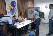 ONDE TEM ELEIÇÃO DE CIPA OS DIRETORES DO SINDICATO ACOMPANHAM