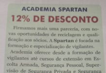 PARCERIA COM A ACADEMIA SPARTAN GARANTE 12% DE DESCONTO