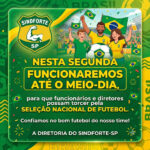 NOSSO EXPEDIENTE DA SEGUNDA-FEIRA IRÁ ATÉ O MEIO-DIA