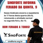 EXPEDIENTE DO FERIADO DE 9 DE JULHO